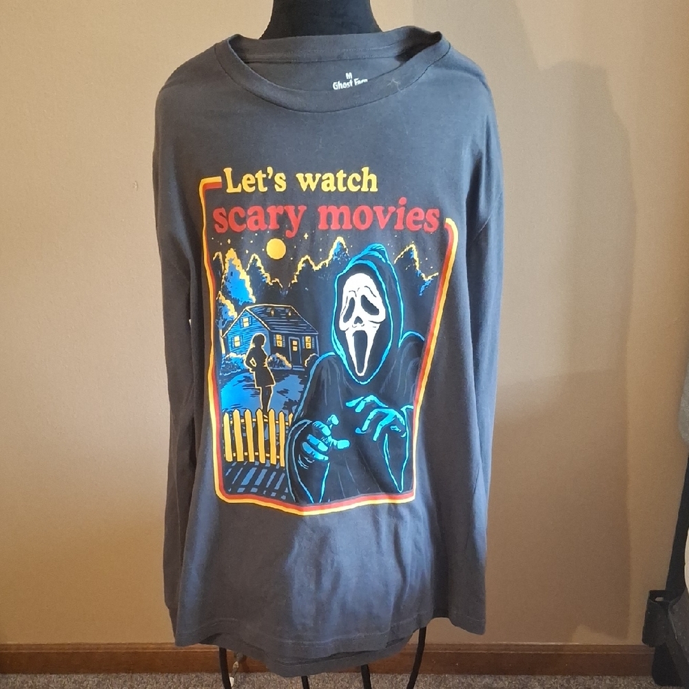 Ghost Face Screem Unisex Long Sleeve TShirt New